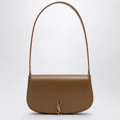 Saint Laurent Voltaire Mini Bag In Dark Cork Leather In Brown