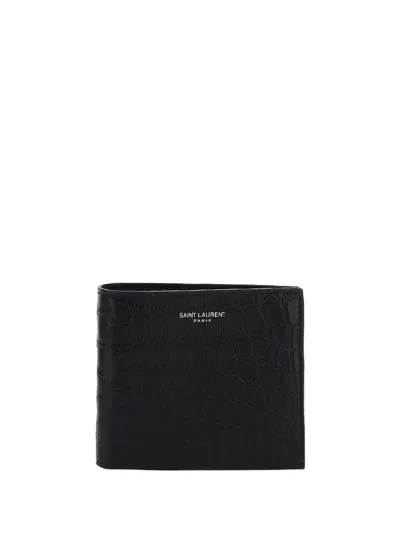 Saint Laurent Wallet In Black