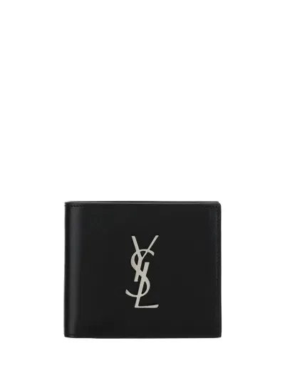 Saint Laurent Wallet In Nero