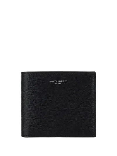 Saint Laurent Wallet In Nero