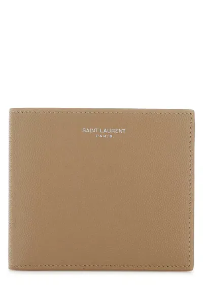 Saint Laurent Wallets In Beige O Tan