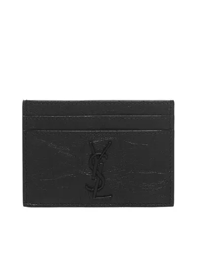 Saint Laurent Wallets In Black