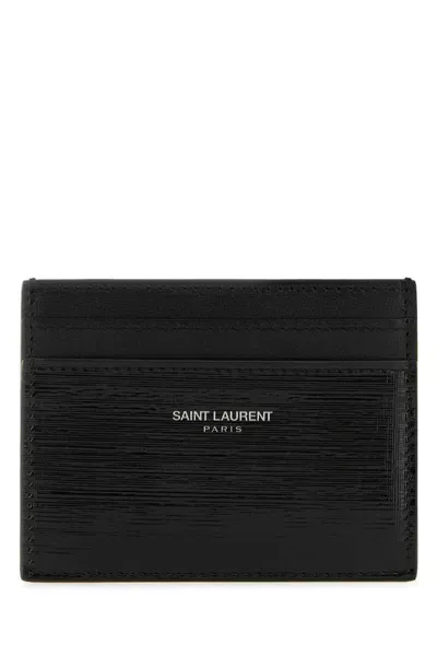 Saint Laurent Wallets In Black