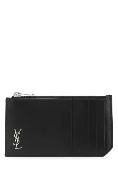 Saint Laurent Wallets In Black