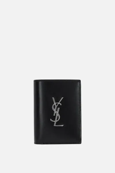 Saint Laurent Wallets In Black