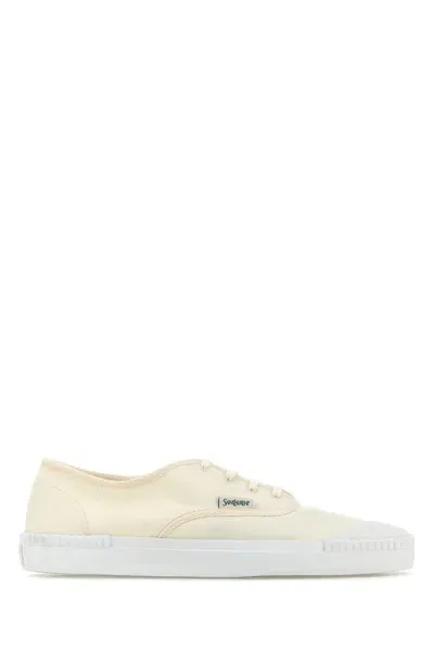 Saint Laurent Wes Sneakers In White