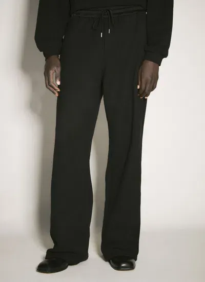 Saint Laurent Wide-leg Track Pants In Black