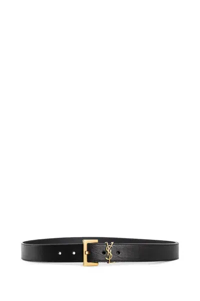 Saint Laurent Woman Black Belts