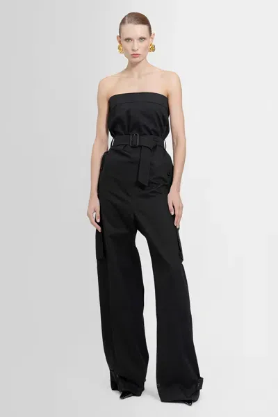 Saint Laurent Woman Black Jumpsuits