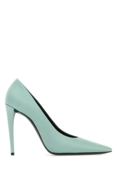 Saint Laurent Heeled Shoes In Blue