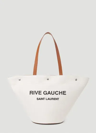 Saint Laurent Rive Gauche Tote Bag In Multicolor