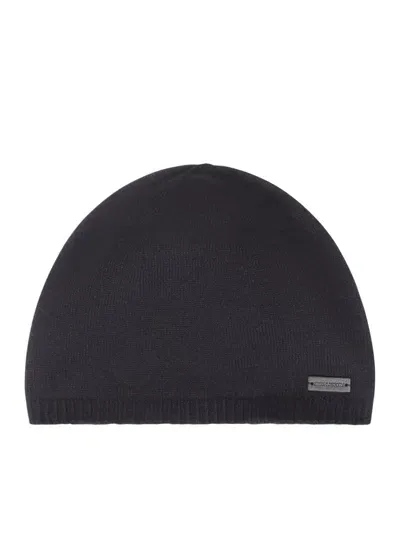 Saint Laurent Wool Cap In Black