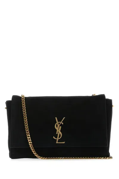 Saint Laurent Ysl Bo Mng Kate Rev-tu Nd  Female In Black