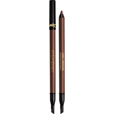 Saint Laurent Yves  Lines Liberated 24hr Waterproof Eyeliner In 02 Brown