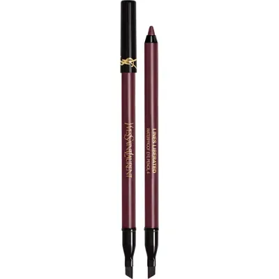 Saint Laurent Yves  Lines Liberated 24hr Waterproof Eyeliner In 04 Plum