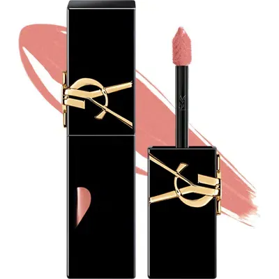 Saint Laurent Yves  The Inks Vinyl Cream High Shine Lip Stain In White