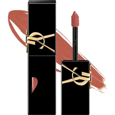 Saint Laurent Yves  The Inks Vinyl Cream High Shine Lip Stain In White