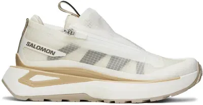 Salomon Beige Odyssey Elmt Advanced Clear Sneakers