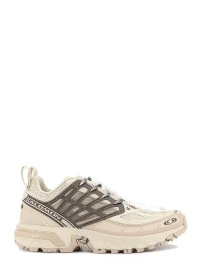 Salomon Unisex Sneakers With Mesh Inserts In Neutrals