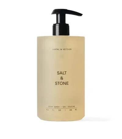 Salt & Stone Santal & Vetiver Body Wash In White