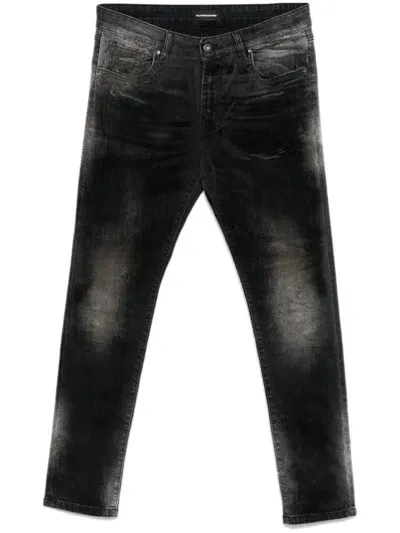 Salvatore Santoro Faded Jeans In Black