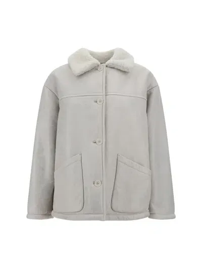 Salvatore Santoro Leather Jacket In White