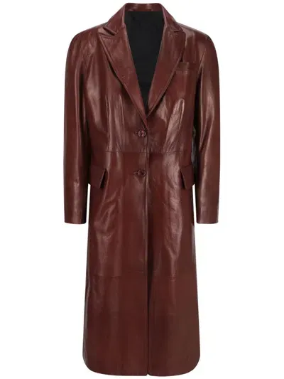 Salvatore Santoro Coat In Bordeaux