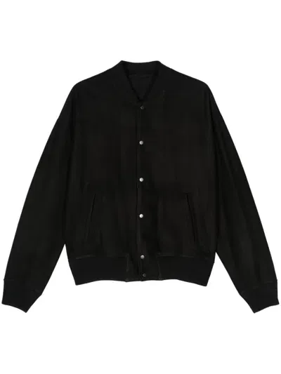 Salvatore Santoro Suede Jacket In Black