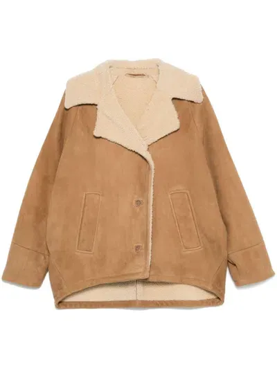 Salvatore Santoro Suede Jacket In Brown