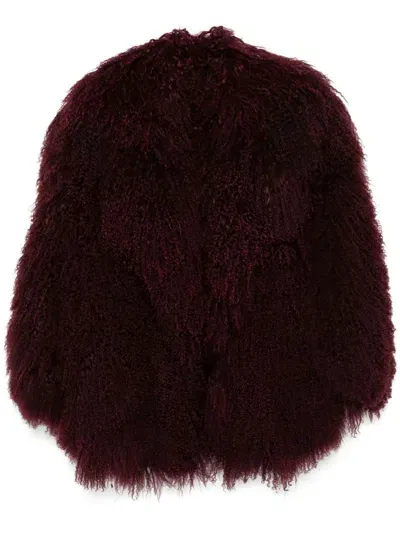 Salvatore Santoro Textured Jacket In Burgundy