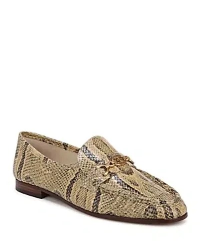 Sam Edelman Women's Lucca Embellished Loafer Flats In Golden Tan