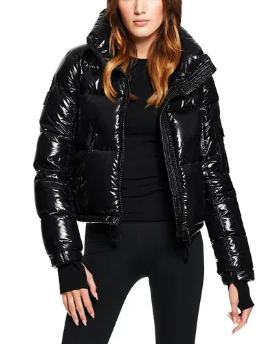 Sam Women's Freestyle Cropped Down Puffer Jacket In Jet