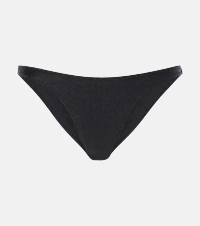 Same 90s High-rise Bikini Bottoms In Black