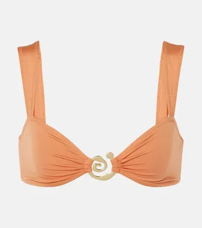 Same Spiral Bikini Top In Sahara