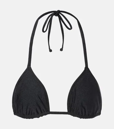 Same Triangle Bikini Top In Black