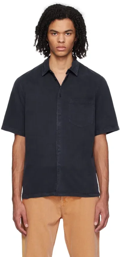 Samsã¸e Samsã¸e Navy Sataro Np Shirt In Salute