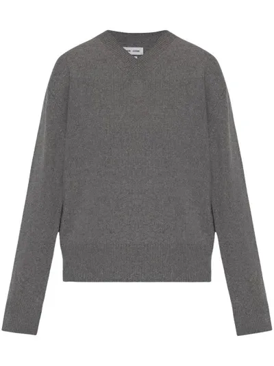 Samsoe & Samsoe Knitted Jumper In Grey