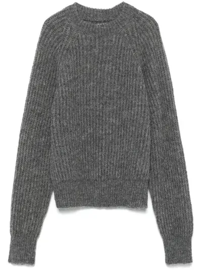 Samsoe & Samsoe Layla Sweater In Clr001108 Grey Melange