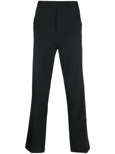 Samsoe & Samsoe Pinstripe Wool-blend Trousers In Grey