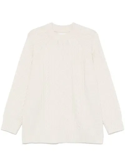 Samsoe & Samsoe Sadene Sweater In White