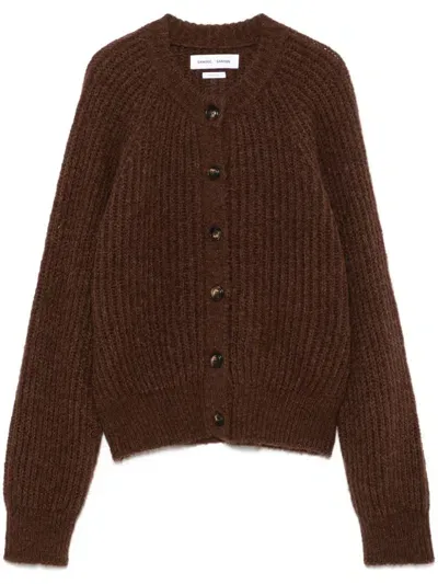 Samsoe & Samsoe Salayla Cardigan In Brown