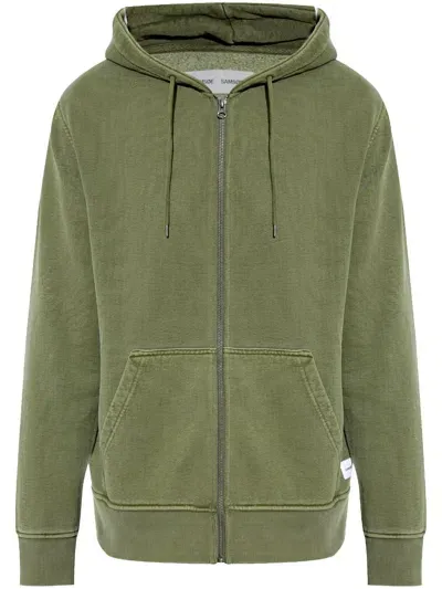 Samsoe & Samsoe Sapigment Hoodie In Green