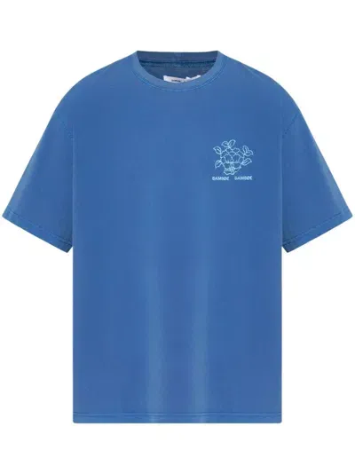 Samsoe & Samsoe Sapoetry T-shirt In Blue