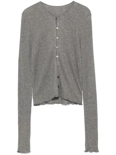 Samsoe & Samsoe Sasonnet Cardigan In Grey