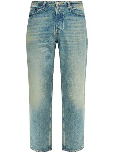 Samsoe & Samsoe Straight Leg Jeans In Blue