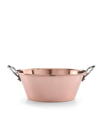 Samuel Groves Copper Clad Jam Saucepan In Brown