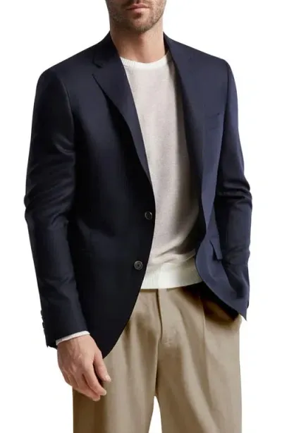 Samuelsohn Navy Wool Blazer