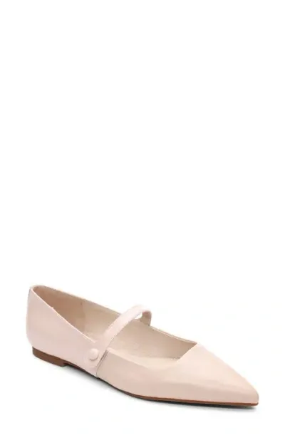 Sanctuary Clamour Pointed Toe Flat In Beige