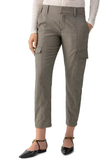 Sanctuary Houndstooth Cargo Pants In Compact Ho