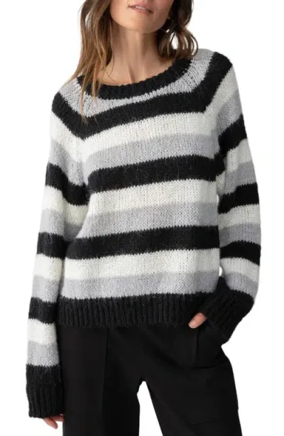 Sanctuary Picture This Stripe Sweater In Ash Multi